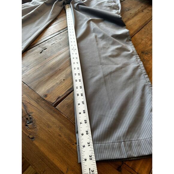 Nike Golf Dri Fit Pants Men’s Size 35 X 32 Striped Athletic Stretch Preppy Club - Picture 15 of 15